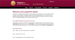 Desktop Screenshot of linguafin.com