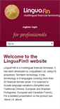 Mobile Screenshot of linguafin.com